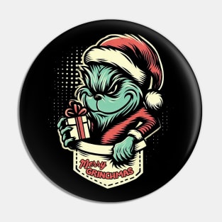 Merry Grinchmas Pin