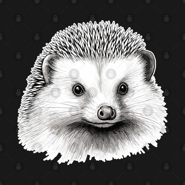 Cute vintage hedgehog by Onceer