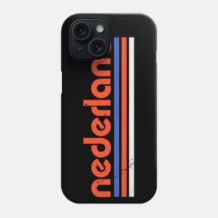 Retro Netherlands Football // Vintage Grunge Dutch Pride Word Art Phone Case