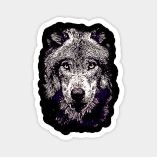 Wolf Vexel Art Magnet