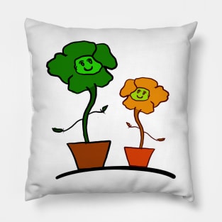 Flower Talk Pillow