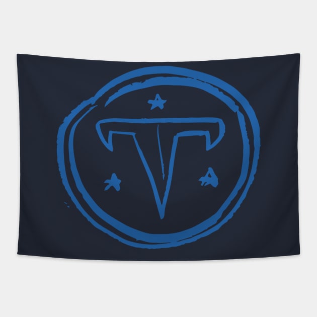 Tennessee Titans 06 Tapestry by Very Simple Graph