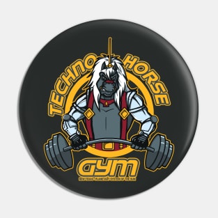 Techno Horse Gym Pin