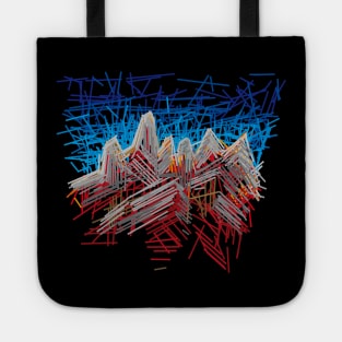 abstract mountain Tote