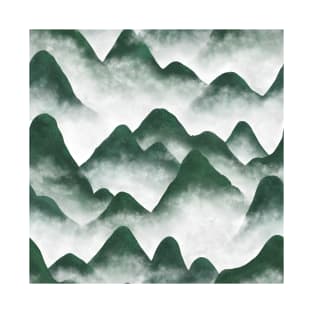 Misty Mountainscape T-Shirt