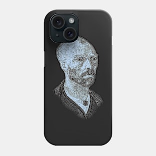 Van Gogh Self Portrait in Blue Phone Case