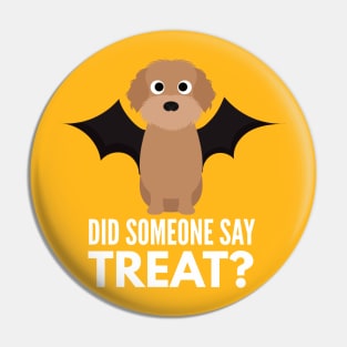 Labradoodle Halloween Trick or Treat Pin