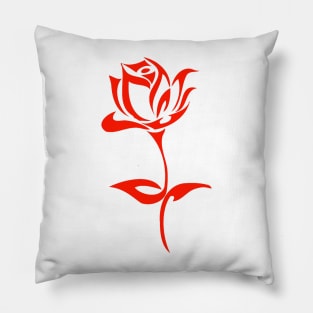 tribal rose Pillow