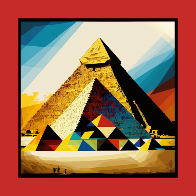 Evolving Pop Art Pyramid by Star Scrunch