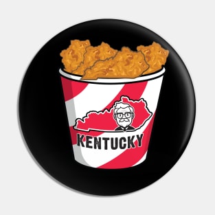 Kentucky- Famous for Fried Chicken Pin