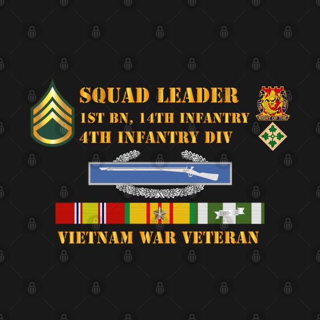 1st Bn 14th Inf - 4th ID - SSG Squad Leader - Vietnam Vet by twix123844