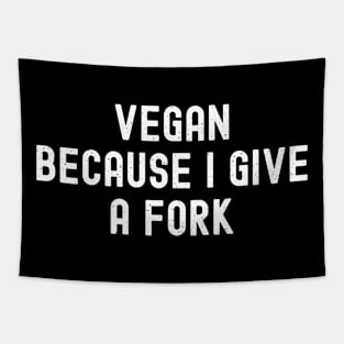 Vegan Because I Give a Fork Tapestry