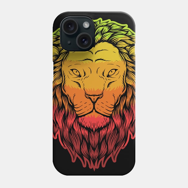 Lion Design Phone Case by Utopia Shop