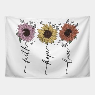 with me love flower Tapestry