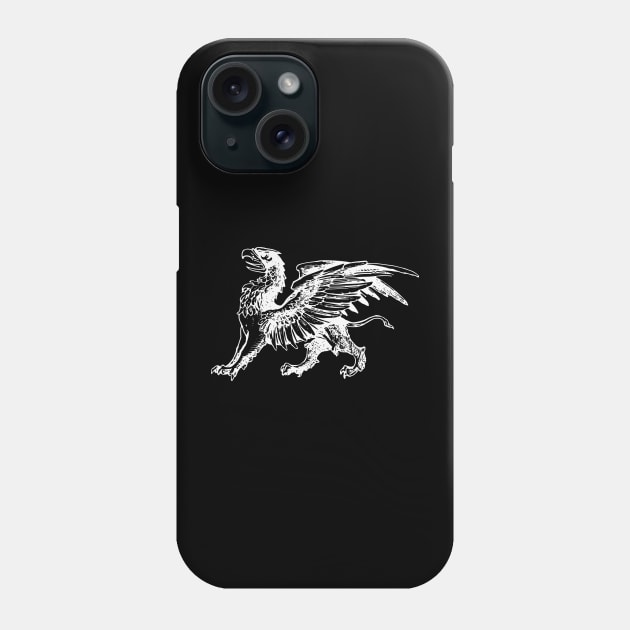 Heraldic Mythical Gryphon Phone Case by Vintage Boutique