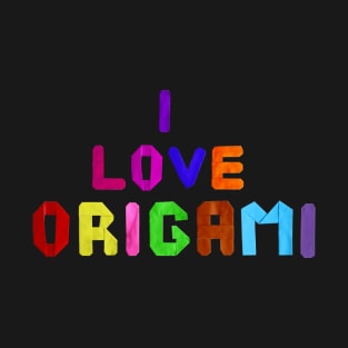 I love origami paper letters T-Shirt