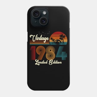 Vintage 1984 Shirt Limited Edition 36th Birthday Gift Phone Case