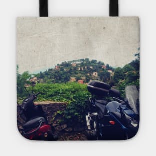 Italy sightseeing trip photography from city scape Milano Bergamo Lecco Tote