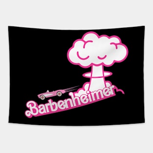 Barbenheimer Barbie Oppenheimer fanmade fun Tapestry