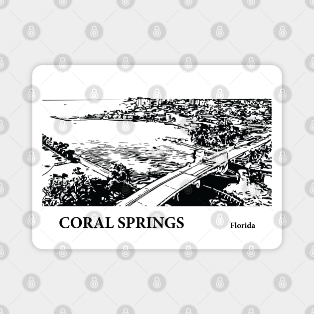 Coral Springs Florida Magnet by Lakeric