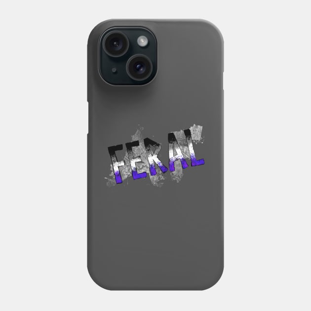 Feral Pride - Ace Phone Case by Hyena Arts