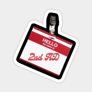 2nd AD Name Tag Magnet