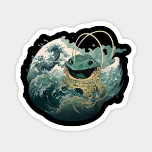 Japanese River Creature (Kappa) - Japan Mythology Magnet