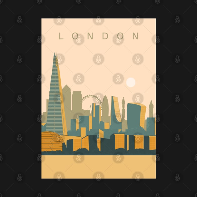 London Skyline by Zakaria Azis