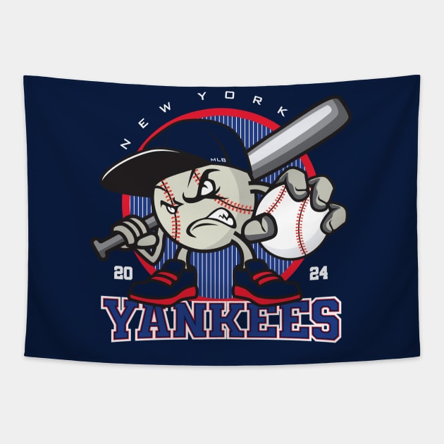 New York Baseball - 2024 Season Tapestry by Nagorniak