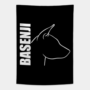 Proud Basenji profile dog lover Tapestry