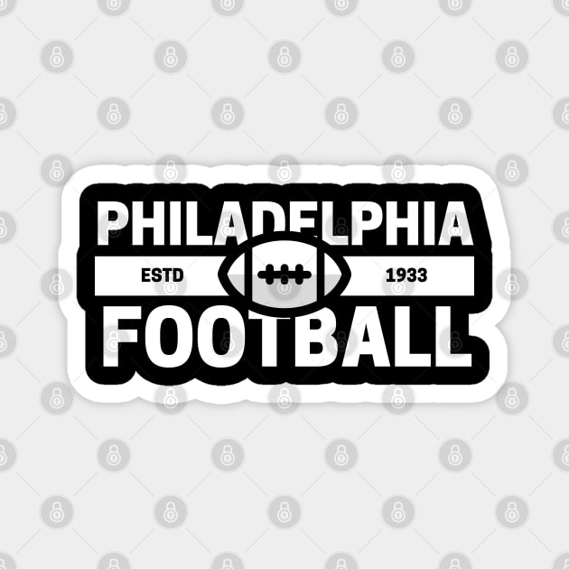 Philadelphia Eagles Football Estd 1933 Magnet by SportCulture