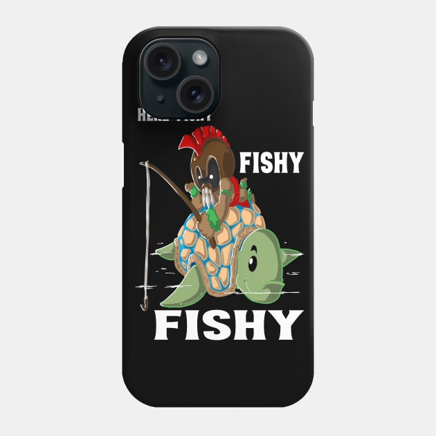 Here Fishy fishy fishy Phone Case by threadshark