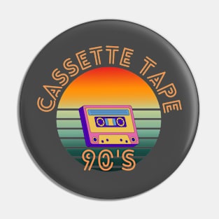 cassette tape vintage Pin