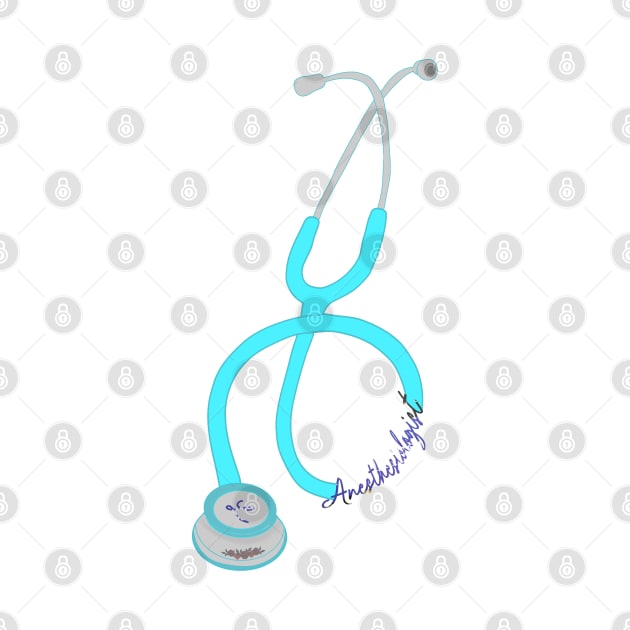 Anesthesiologist’s stethoscope by Kaeyeen