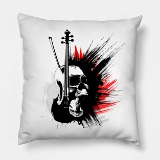 violin scull Pillow