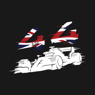 We Race On! 44 [Flag] T-Shirt