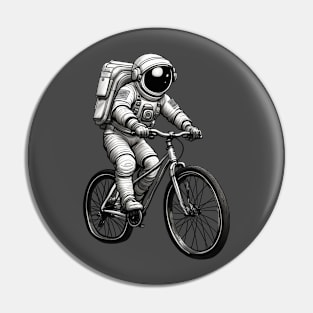 Bike astronaut Pin