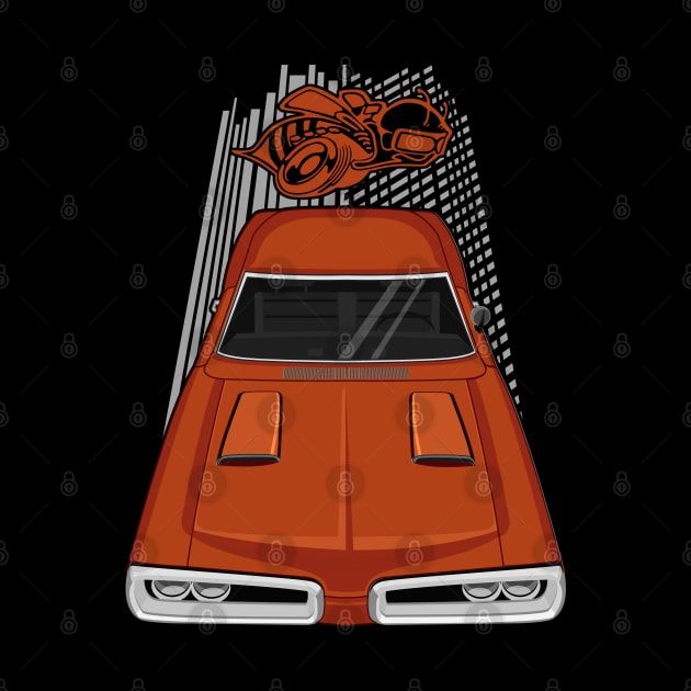 Dodge Coronet Super Bee 1970 - burnt orange by V8social