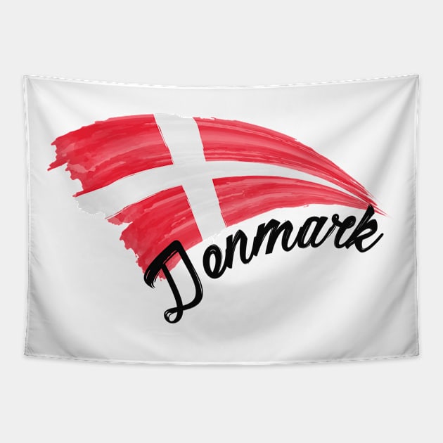 Denmark flag Tapestry by SerenityByAlex