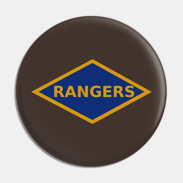 WW2 Ranger Patch Pin by TCP