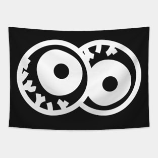 Creepy eyes Tapestry