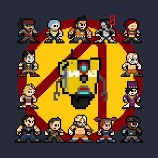 Borderlands 2 Pixel Sprites T-Shirt