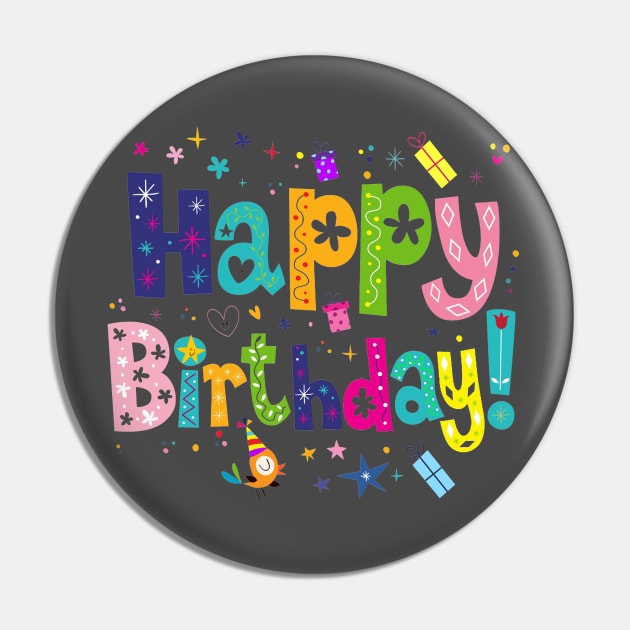 Happy birthday Pin by ovidiuboc