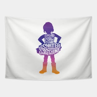 Shatter Glass Ceilings Tapestry