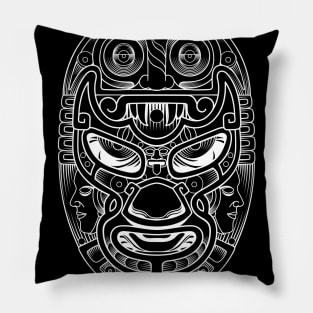 Luchador - Aztec Design Pillow