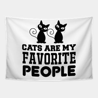 Cats Are My Favorite People T Shirt For Women Men Tapestry