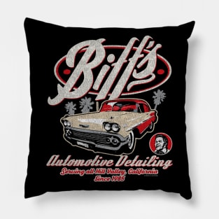 Biff's Automotive Detailing Classic Car Worn Pillow