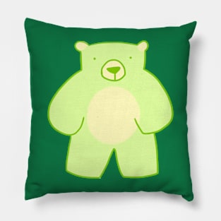 Lime Teddy Bear Pillow