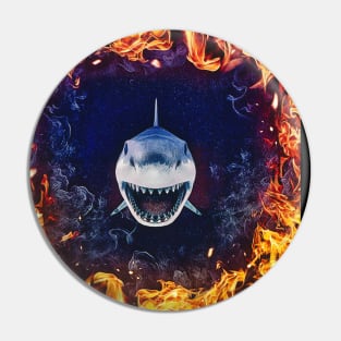 Shark dangerously beautiful Pin