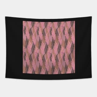 Feathers Pattern in Pink Tapestry